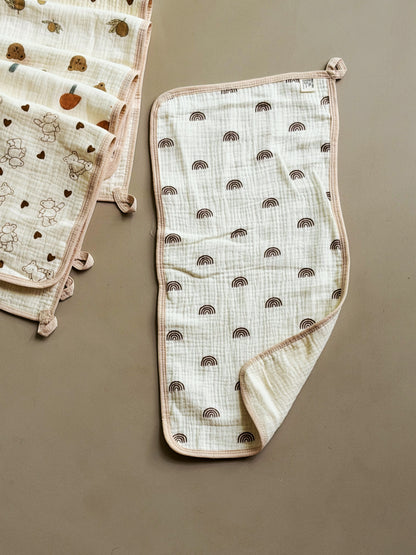 Muslin burp cloth
