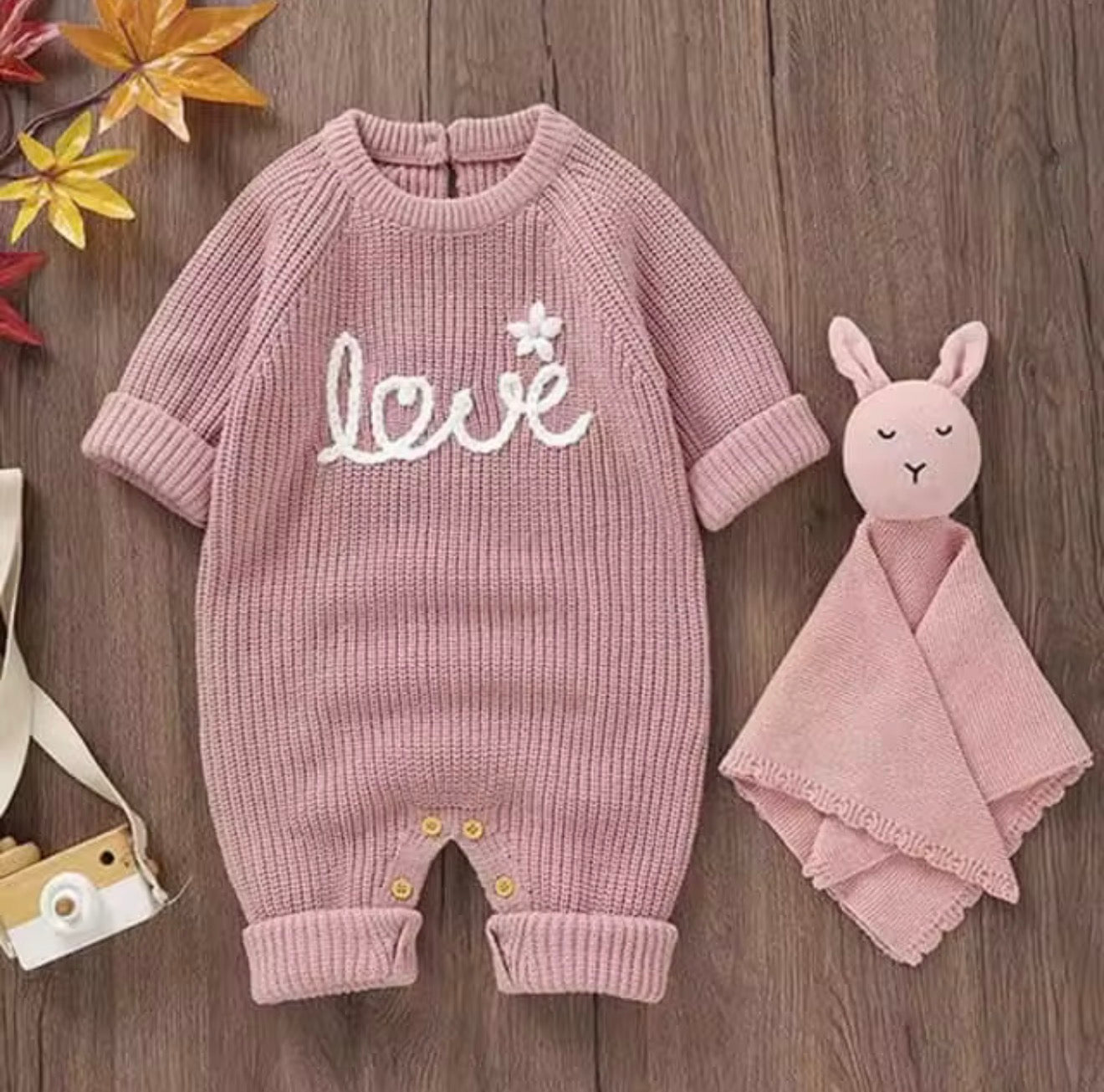 Knitted romper