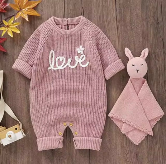 Knitted romper