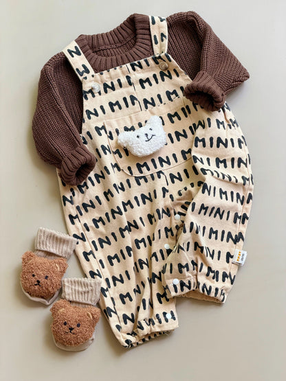Mimi bear Dunagarees