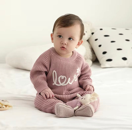 Knitted romper