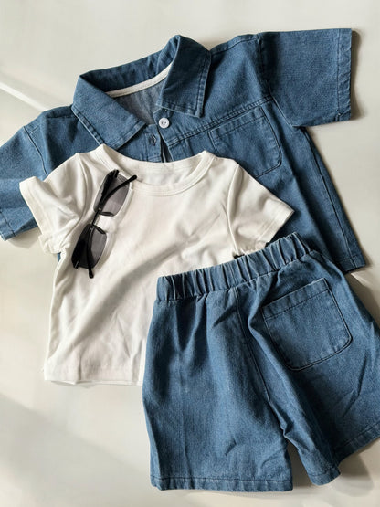 Baby denim Co-ord set