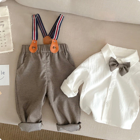 Little Gentleman Suspender Set