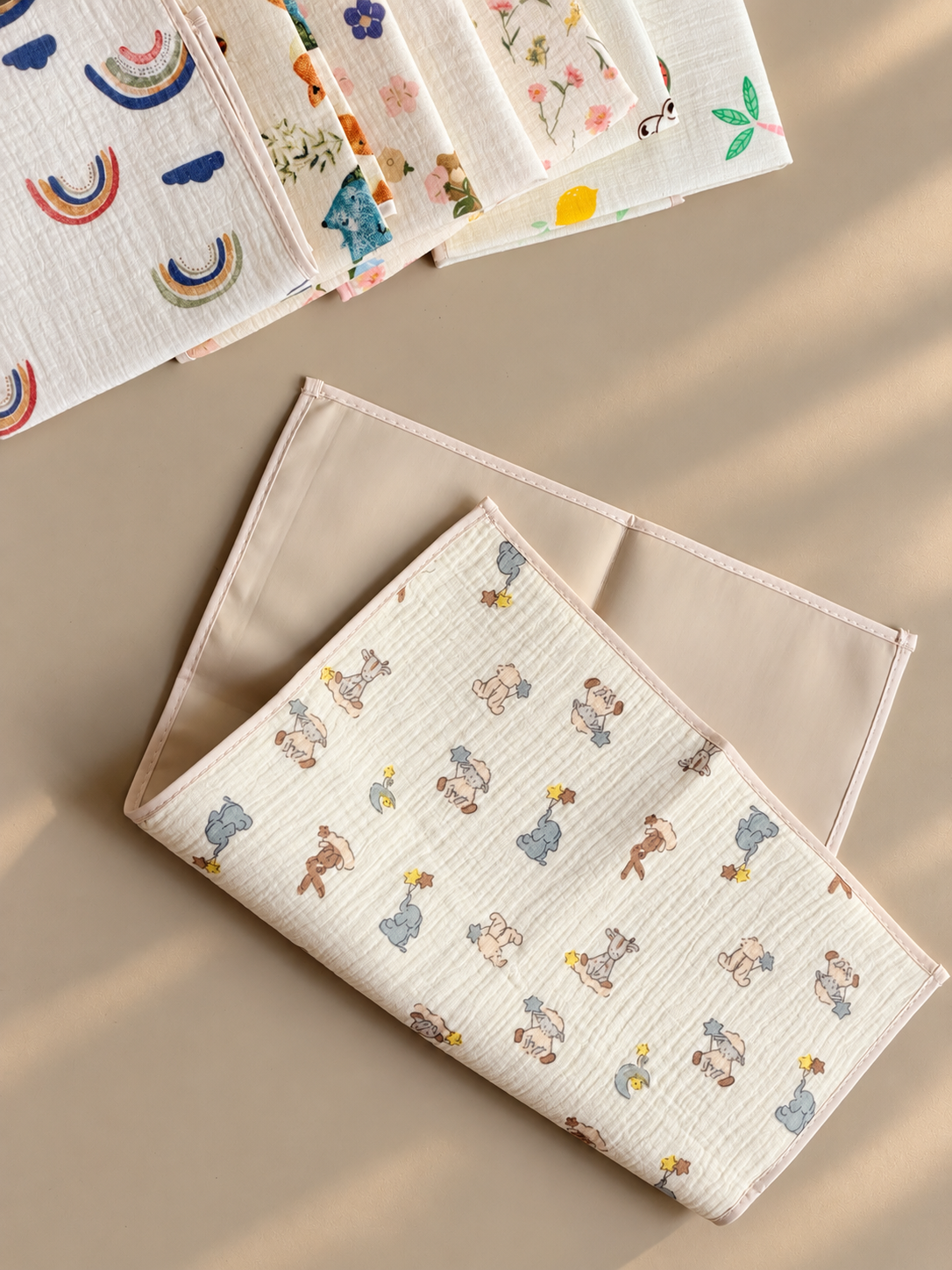 Muslin changing mat