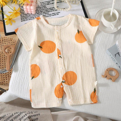 Muslin short romper