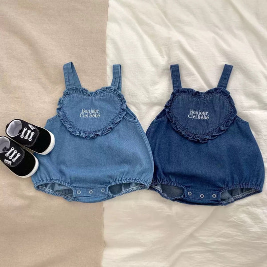 Denim hearts