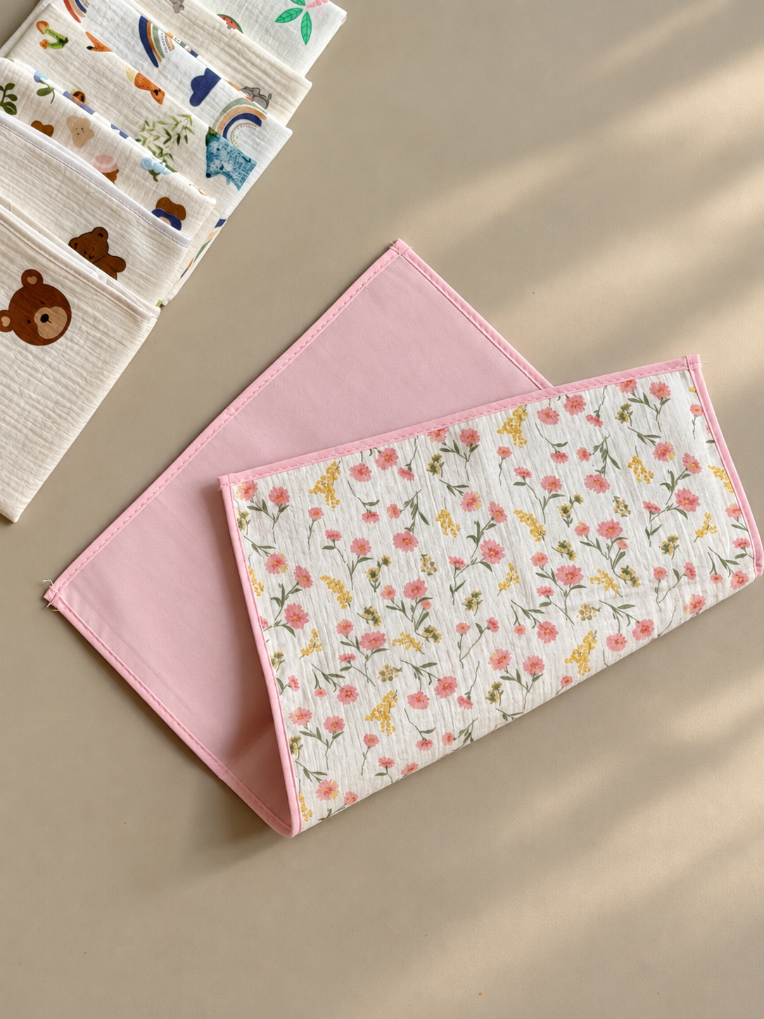 Muslin changing mat