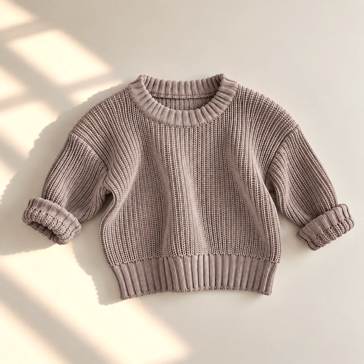 Baby knit sweaters -earthy tones