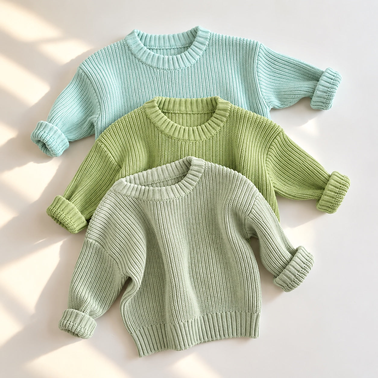 Baby Knit Sweaters – Pastel Shades