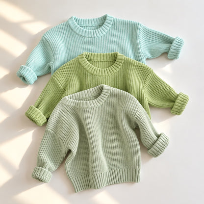 Baby Knit Sweaters – Pastel Shades