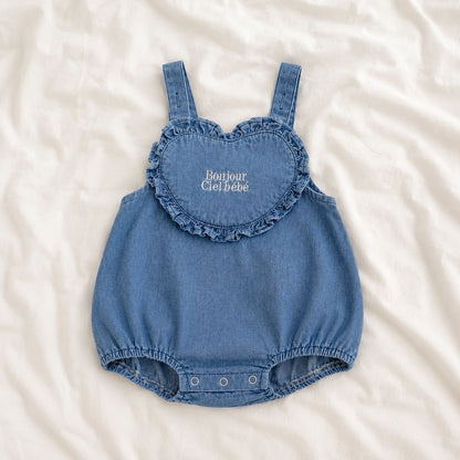 Denim hearts