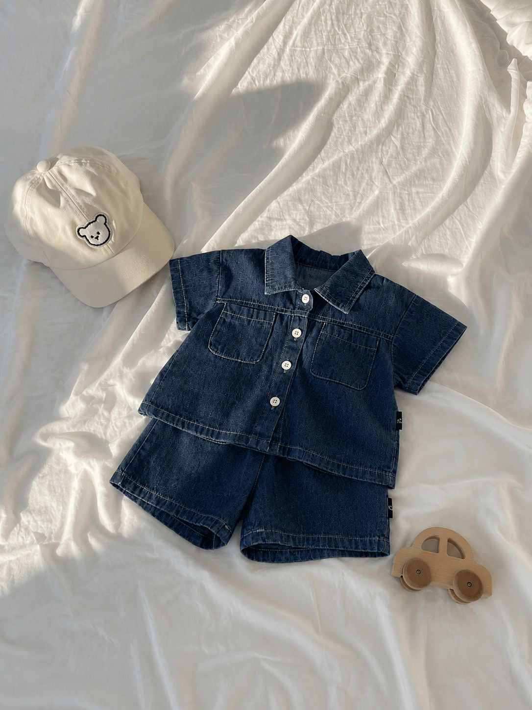 Denim duo set