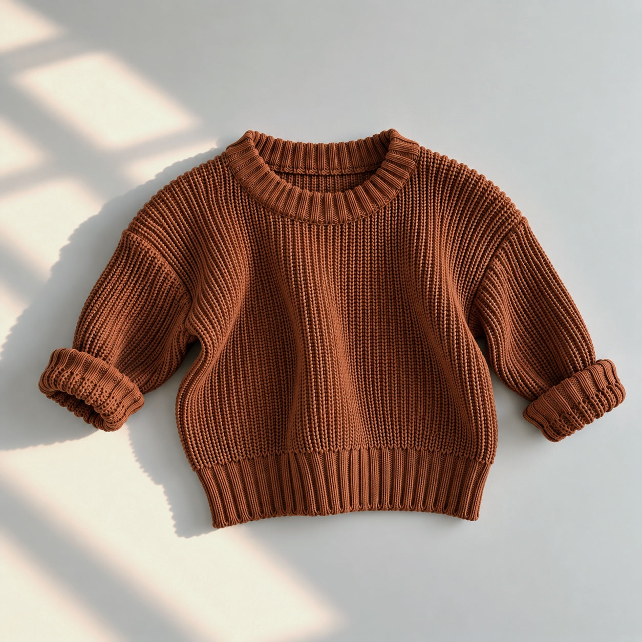 Baby knit sweaters -earthy tones