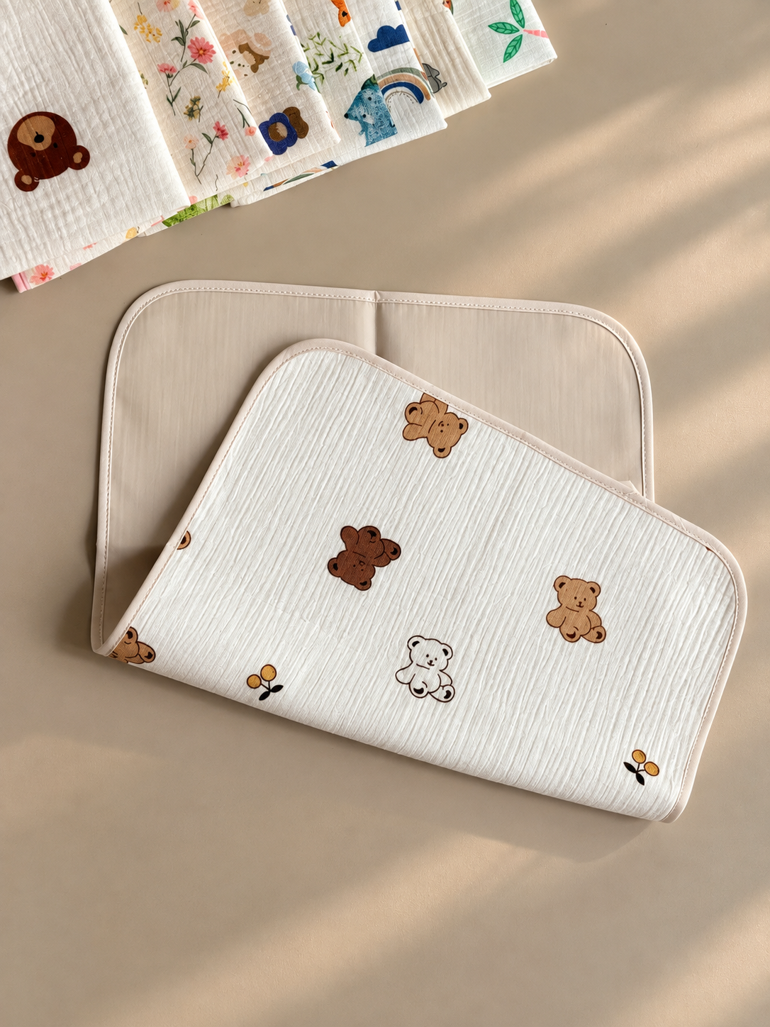 Muslin changing mat