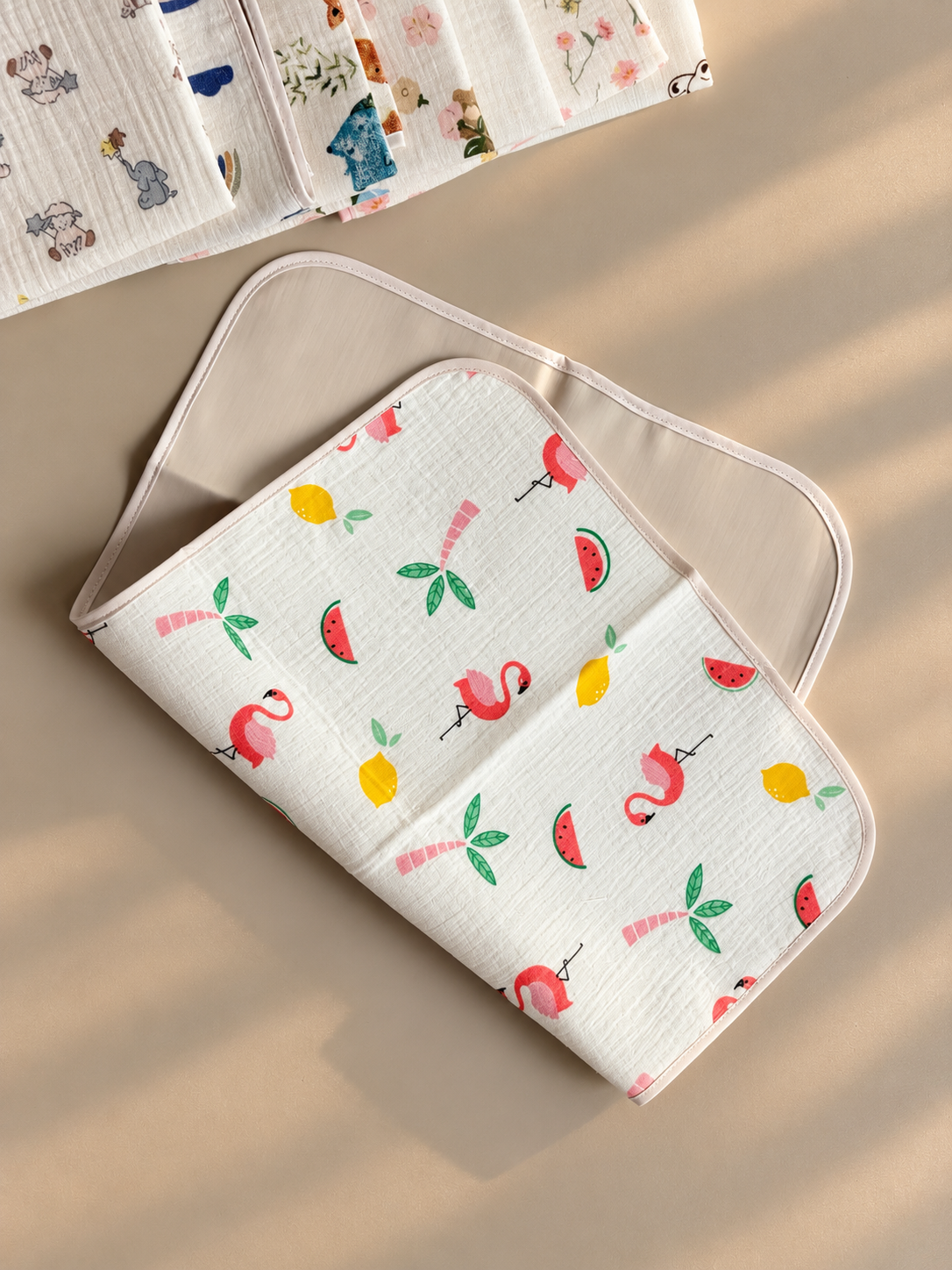 Muslin changing mat