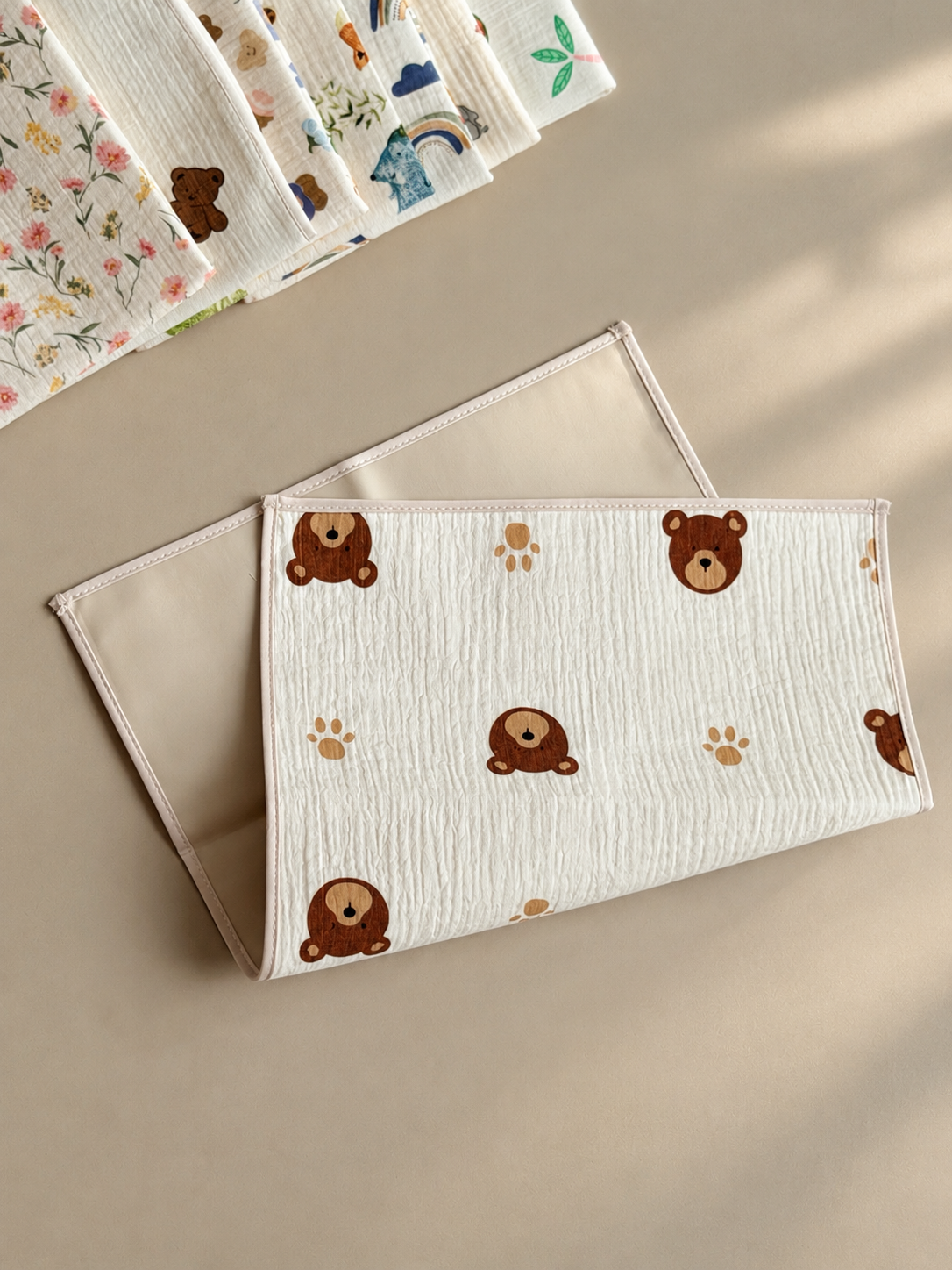 Muslin changing mat