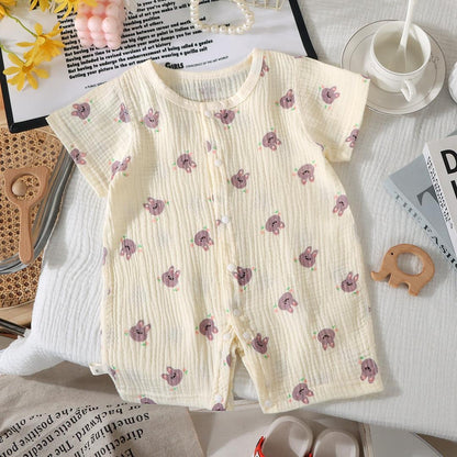 Muslin short romper