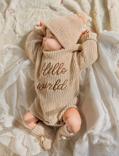 Helloworld 3 pcs set -Beige