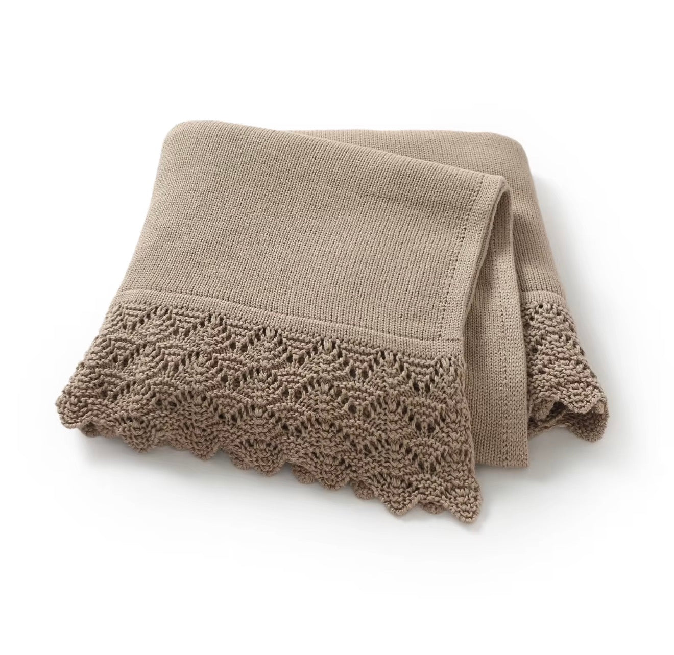 Knitted swaddle