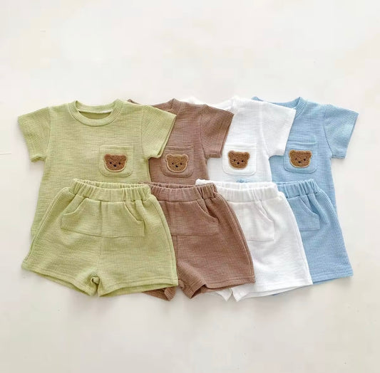 Ribbed teddy cordset