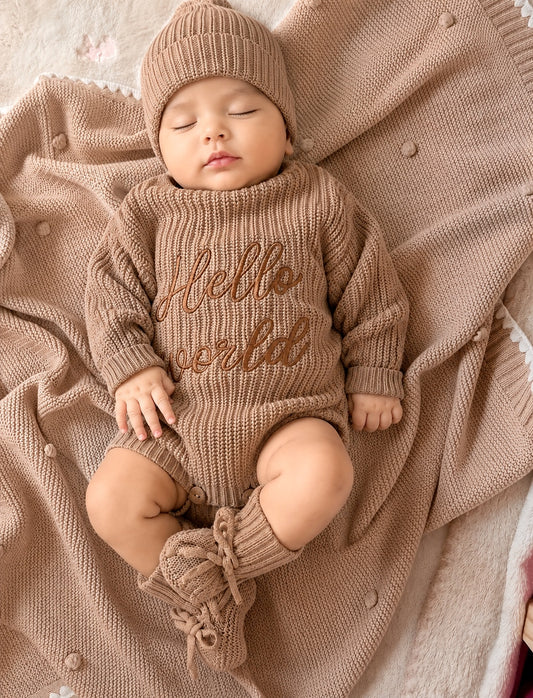 Helloworld 3 pcs set -Brown