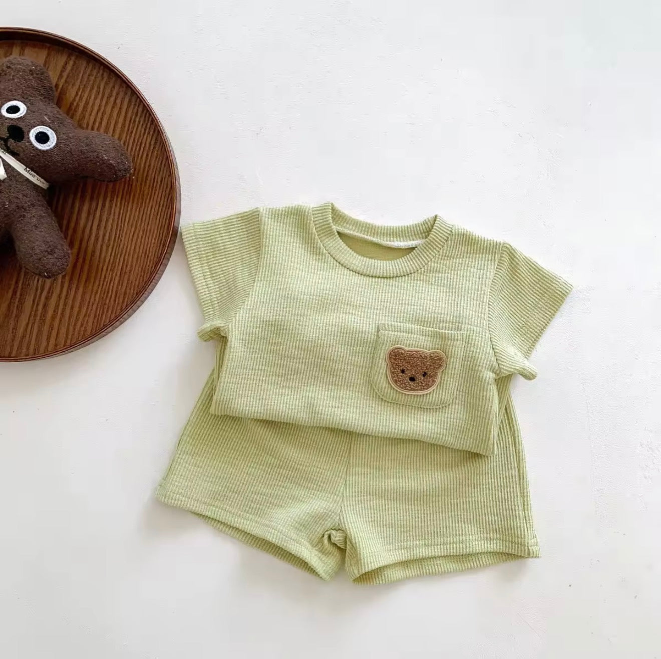 Ribbed teddy cordset