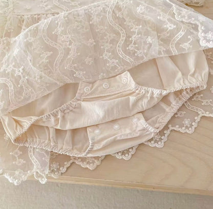 Ivory lace frock