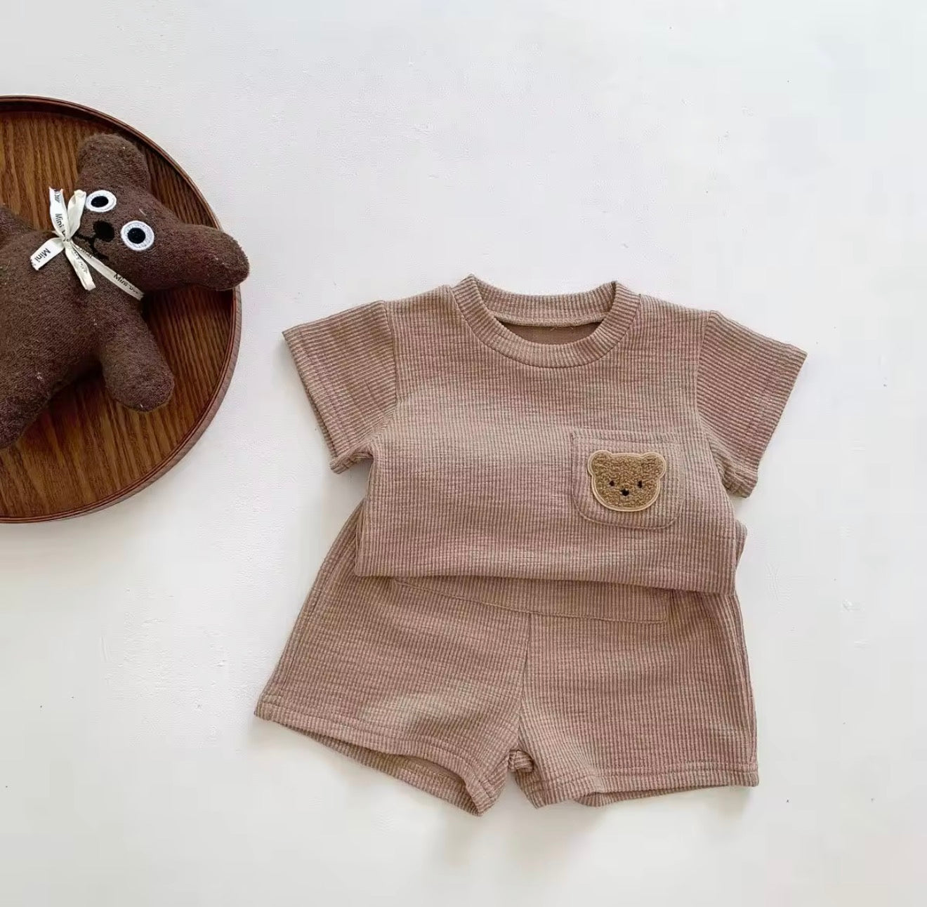Ribbed teddy cordset