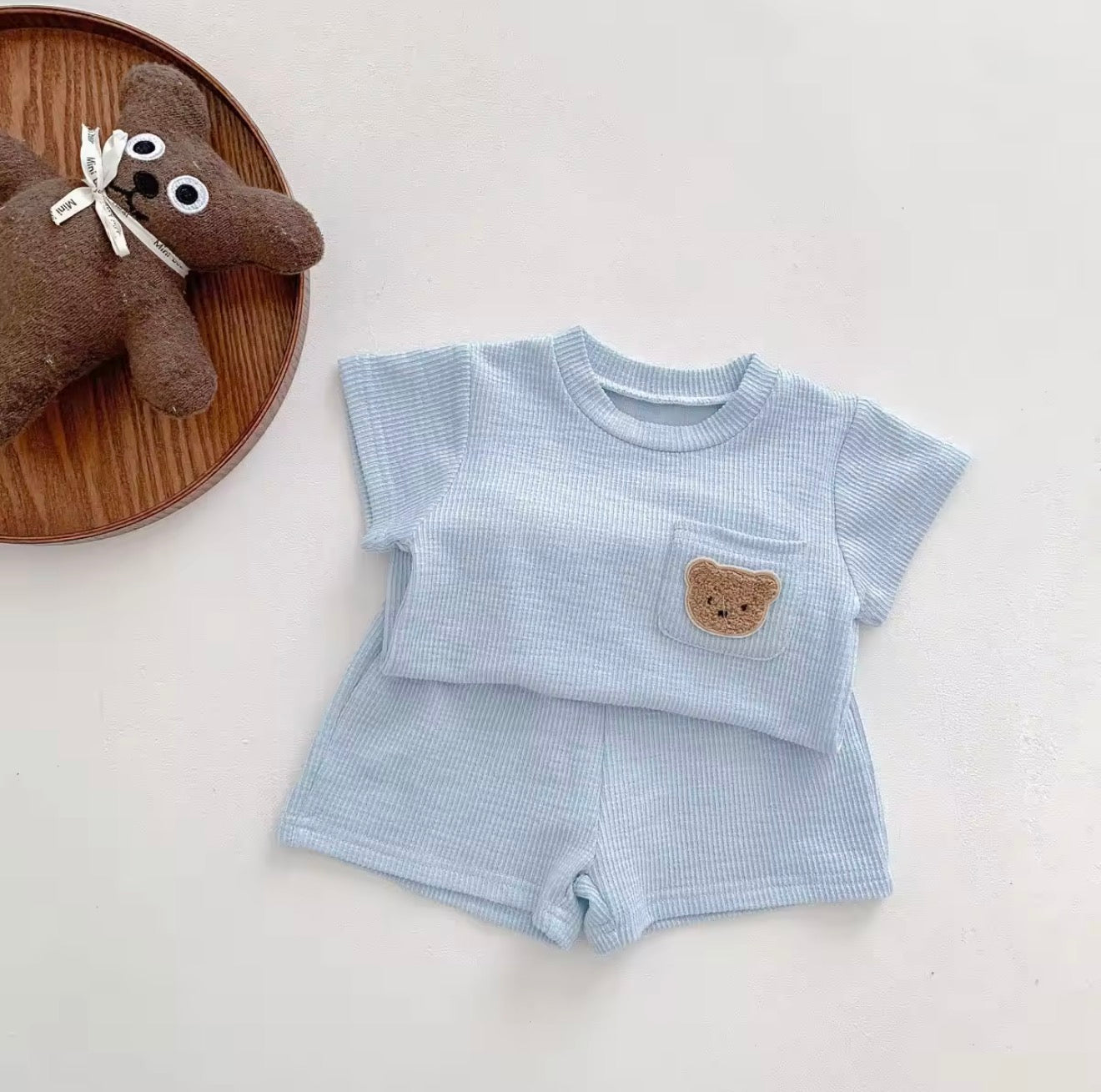 Ribbed teddy cordset