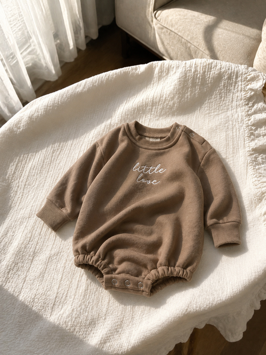 Mocha cozy Onesie
