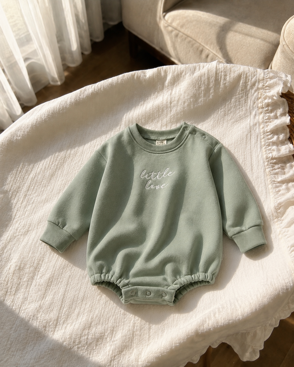 Matcha cozy onesie