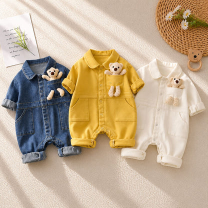 Teddy pocket romper